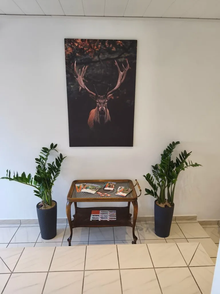 Eingangsbereich der Ferienwohnung Burgzauber im Haus 113 in Burghausen